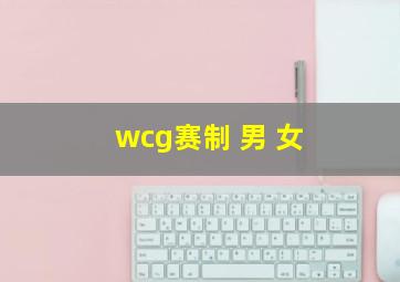 wcg赛制 男 女